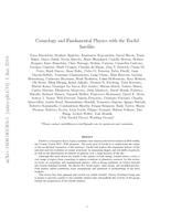 Cosmology and fundamental physics with the Euclid satellite