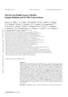 The Herschel Bright Sources (HerBS): sample definition and SCUBA-2 observations