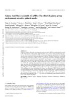 Galaxy And Mass Assembly (GAMA): the effect of galaxy group environment on active galactic nuclei