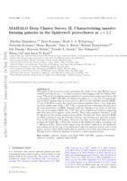 MAHALO Deep Cluster Survey II. Characterizing massive forming galaxies in the Spiderweb protocluster at z = 2.2