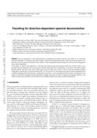 Faceting for direction-dependent spectral deconvolution