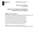 Attention for Distraction: Modernity, Modernism and Perception