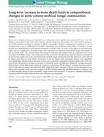 Long-term increase in snow depth leads to compositional changes in arctic ectomycorrhizal fungal communities