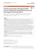 The flora phenotype ontology (FLOPO): tool for integrating morphological traits and phenotypes of vascular plants