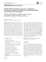 Treatment Outcome, Duration, and Costs: A Comparison of Performance Indicators Using Data from Eight Mental Health Care Providers in The Netherlands