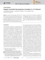 Reagent Controlled Stereoselective Assembly of alpha-(1,3)-Glucans