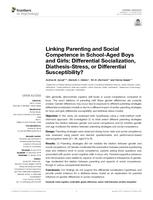 Linking Parenting and Social Competence in School-Aged Boys and Girls: Differential Socialization, Diathesis-Stress, or Differential Susceptibility?