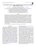 AGN Feedback in Galaxy Groups: A Detailed Study of X-Ray Features and Diffuse Radio Emission in IC 1262