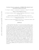 The Effect of Detector Nonlinearity on WFIRST PSF Profiles for Weak Gravitational Lensing Measurements