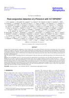 Post-conjunction detection of beta Pictoris b with VLT/SPHERE