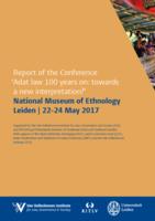 Report of the conference "Adat law 100 years on: towards a new interpretation?"