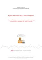 Nigeria : education, labour market, migration. Annex A to "Dutch labour market shortages and potential labour supply from Africa and the Middle East" (SEO report no. 2019-24)