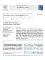 Gray and white matter changes in presymptomatic genetic frontotemporal dementia: a longitudinal MRI study