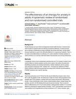 The effectiveness of art therapy for anxiety in adults: A systematic review of randomised and non-randomised controlled trials