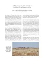 Architecture and Social Continuity at Neolithic Tell Sabi Abyad III, Syria