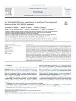 Are individual differences quantitative or qualitative? An integrated behavioral and fMRI MIMIC approach