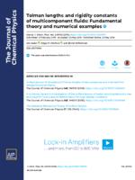 Tolman lengths and rigidity constants of multicomponent fluids: Fundamental theory and numerical examples