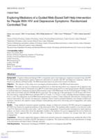 Exploring Mediators of a Guided Web-Based Self-Help Intervention for People With HIV and Depressive Symptoms: Randomized Controlled Trial