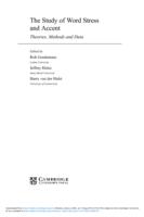 Acoustic Correlates and Perceptual Cues of Word and Sentence Stress: Towards A Cross-Linguistic Perspective