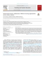 School-based teacher collaboration: Different learning opportunities across various contexts