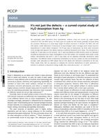 It's not just the defects : a curved crystal study of H2O desorption from Ag
