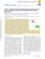 Toward a Specific Reaction Parameter Density Functional for H2 + Ni(111): Comparison of Theory with Molecular Beam Sticking Experiments