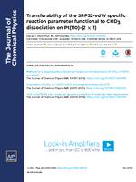 Transferability of the SRP32-vdW specific reaction parameter functional to CHD3 dissociation on Pt(110)-(2 x 1)