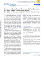 Surface Reaction Barriometry: Methane Dissociation on Flat and Stepped Transition-Metal Surfaces (Correction)