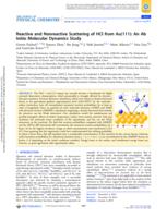 Reactive and Nonreactive Scattering of HCl from Au(111): An Ab Initio Molecular Dynamics Study