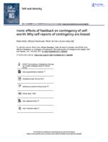 Ironic effects of feedback on contingency of self-worth: Why self-reports of contingency are biased