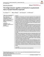 The bridge between cognition and behavior in acquired brain injury: A graph theoretical approach