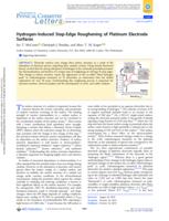 Hydrogen-Induced Step-Edge Roughening of Platinum Electrode Surfaces