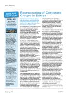 Restructuring of Corporate Groups in Europe