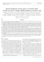 Spatial segregation of dust grains in transition disks. SPHERE observations of 2MASS J16083070-3828268 and RXJ1852.3-3700