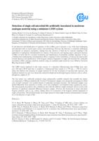 Detection of single cell microbial life artificially inoculated in mudstone analogue material using a miniature LIMS system