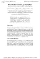 PAH under XUV excitation: an ultrafast XUV-photochemistry experiment for astrophysics