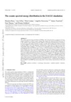 The cosmic spectral energy distribution in the EAGLE simulation