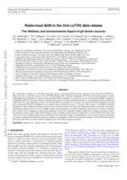 Radio-loud AGN in the first LoTSS data release. The lifetimes and environmental impact of jet-driven sources