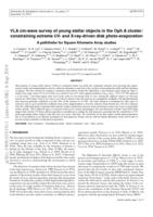 VLA cm-wave survey of young stellar objects in the Oph A cluster: constraining extreme UV- and X-ray-driven disk photoevaporation. A pathfinder for Square Kilometre Array studies