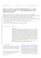 MusE GAs FLOw and Wind (MEGAFLOW) II. A study of gas accretion around z ≈ 1 star-forming galaxies with background quasars