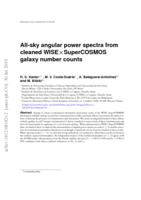 All-sky angular power spectra from cleaned WISESuperCOSMOS galaxy number counts