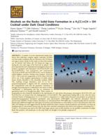 Alcohols on the Rocks: Solid-State Formation in a H3CC CH + OH Cocktail under Dark Cloud Conditions