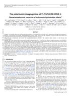 Polarimetric imaging mode of VLT/SPHERE/IRDIS. II. Characterization and correction of instrumental polarization effects