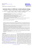 Systematic effects in LOFAR data: a unified calibration strategy