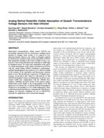 Analog Retinal Redshifts Visible Absorption of QuasAr Transmembrane Voltage Sensors into Near-infrared