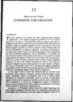 'Judgment and Negation', The Philosophy of Roderick M. Chisholm