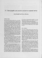 Demographic and ceramic analysis in regional survey.