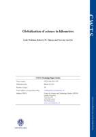 Globalisation of science in kilometres