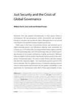 Just Security and the Crisis of Global Governance