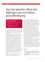 Hoe het placebo-effect kan bijdragen aan een betere gezondheidszorg